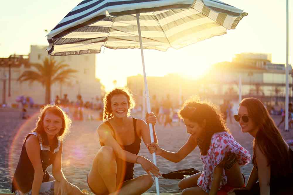 Learn Spanish in Valencia. Malvarrosa Beach